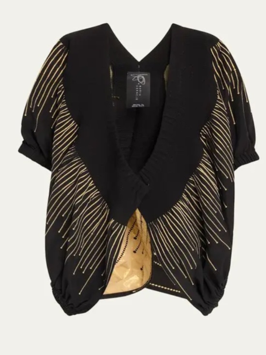 Zero + Maria Cornejo Jackets & Blazers - Zero+Maria Cornejo Evia Cotton Voile Cardigan Shrug Sz M